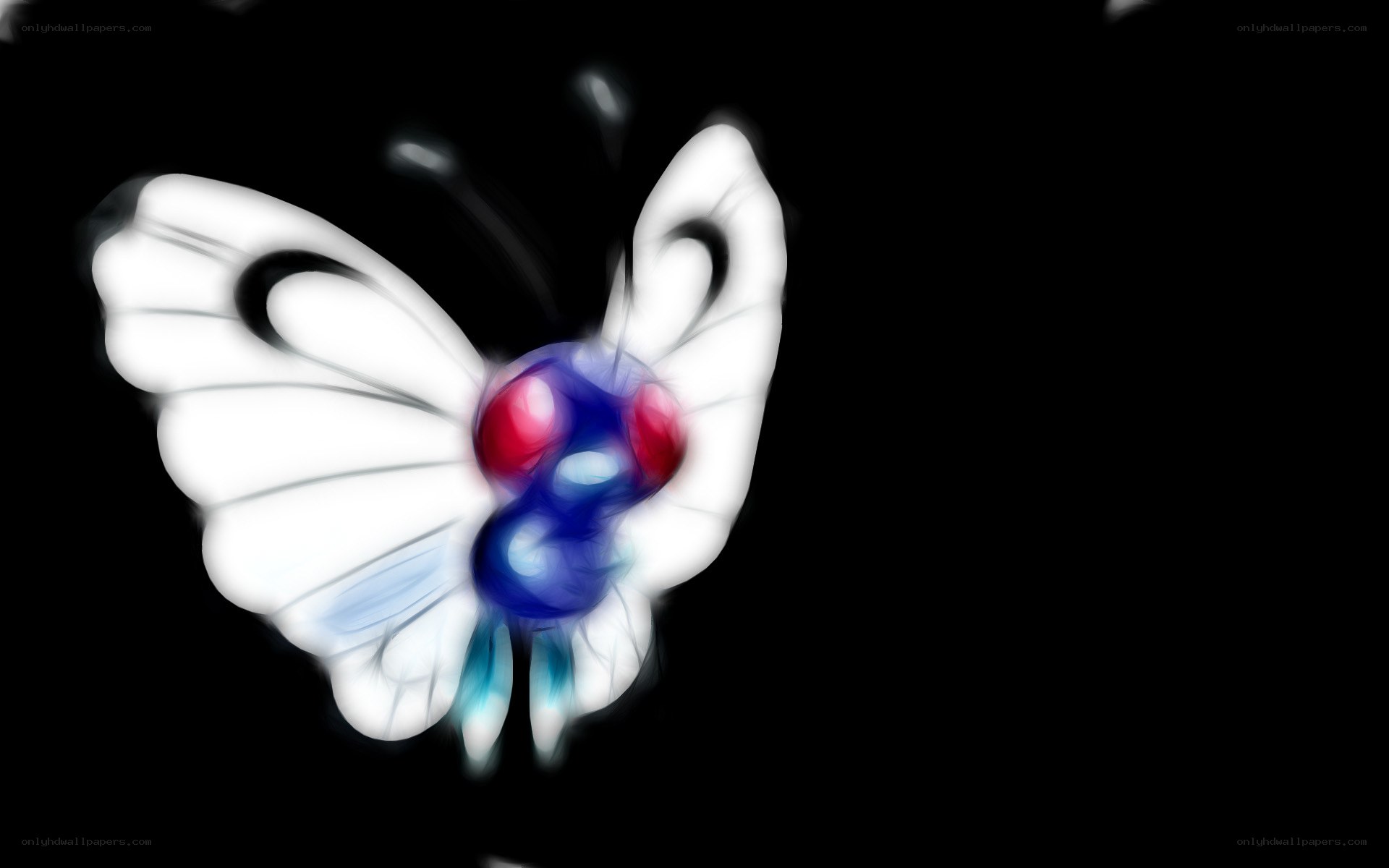 Blurred butterfly illustration