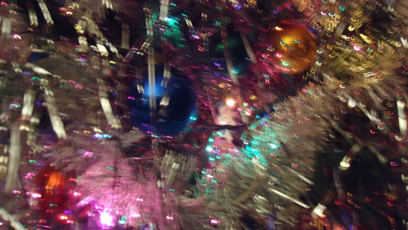 Blurred Christmas Tree Ornaments
