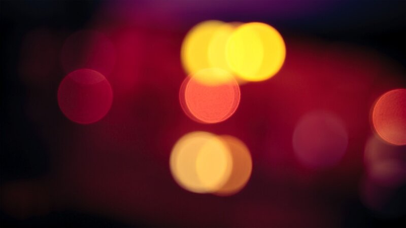 Blurred City Lights — Red
