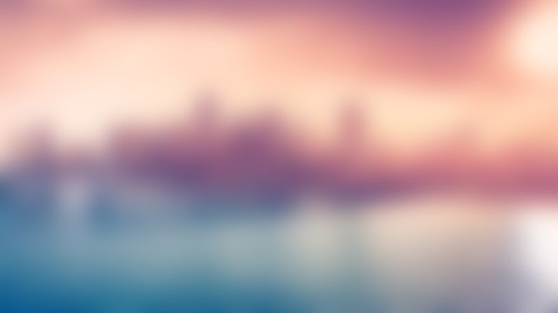 Blurred City Skyline — Pink