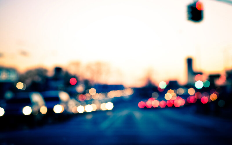 Blurred City Traffic