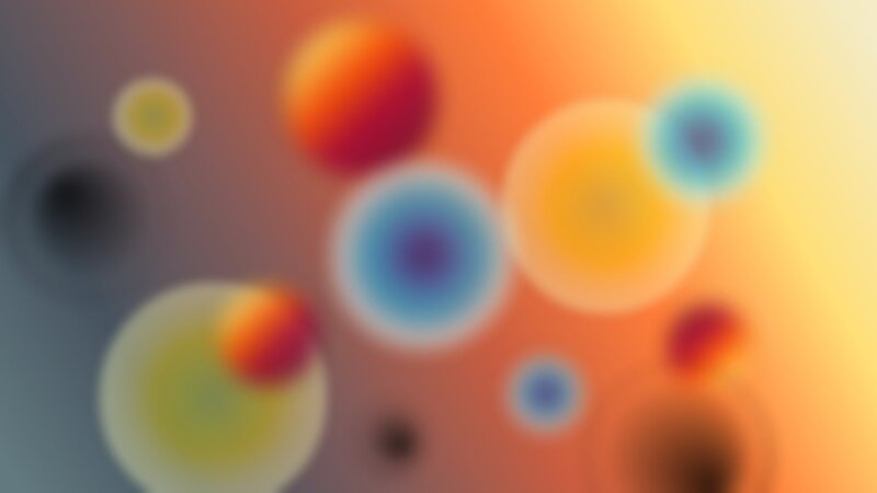 Blurred Colorful Circles