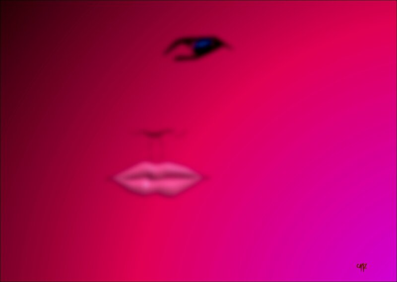 Blurred Face Features