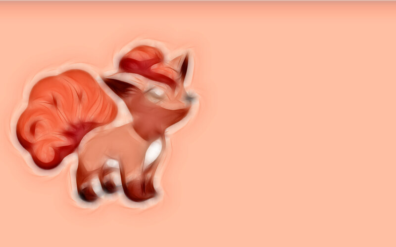 blurred fox illustration