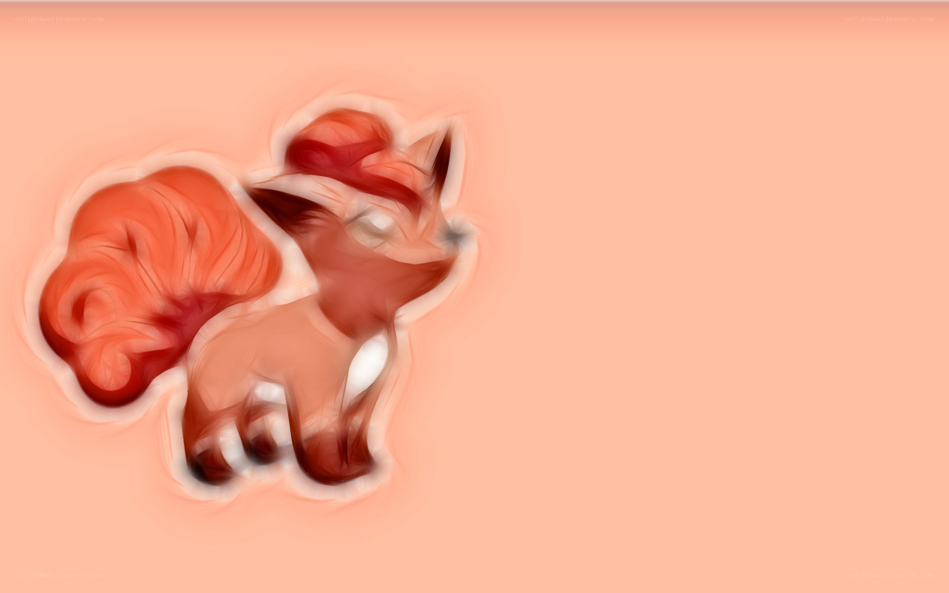 blurred fox illustration