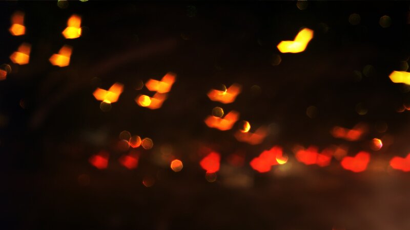 blurred lights at night