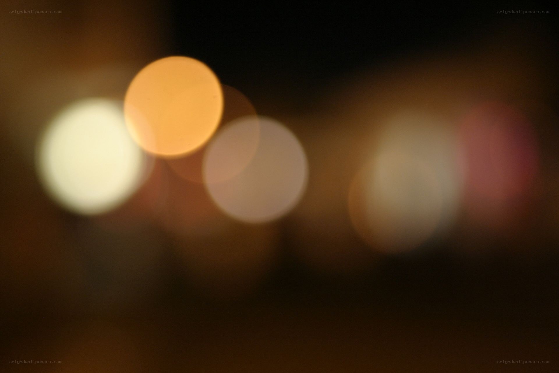 blurred lights at night