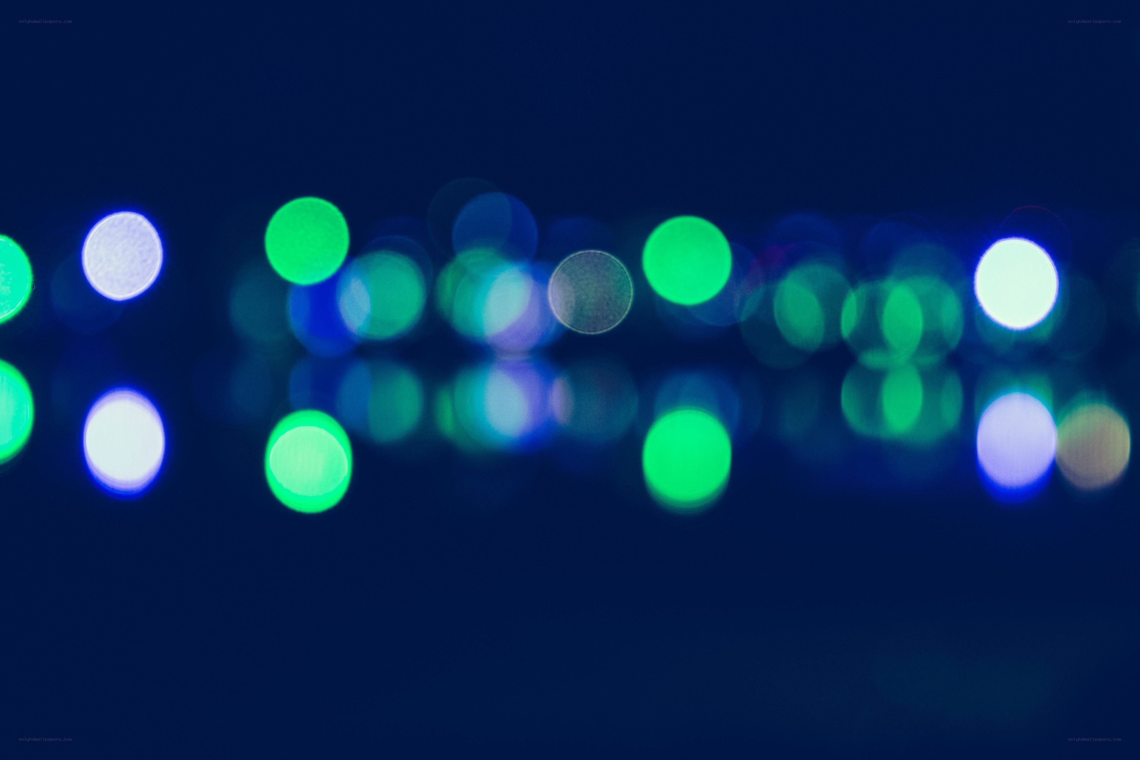 blurred lights at night