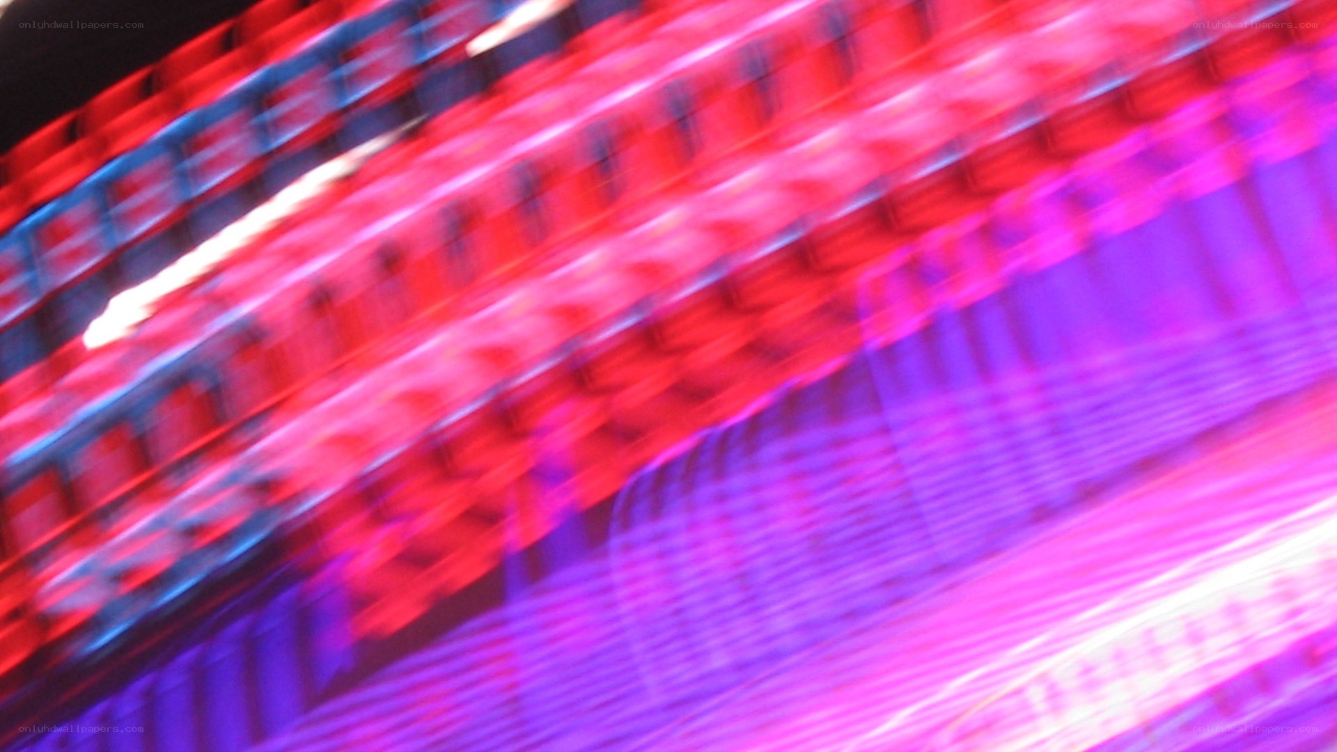 blurred lights at night