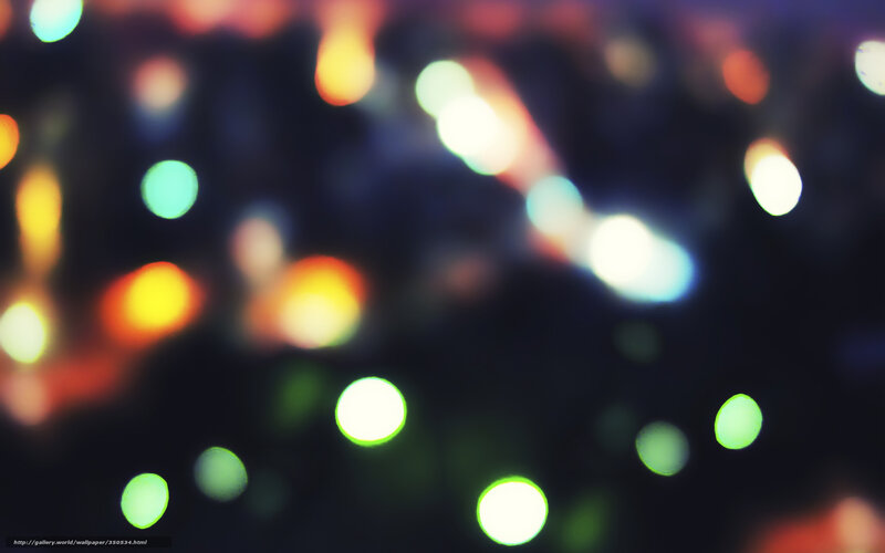 Blurred Lights at Night — Green, Dreamy