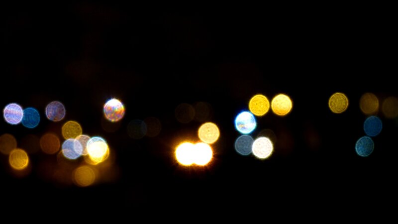 Blurred Lights at Night — Yellow