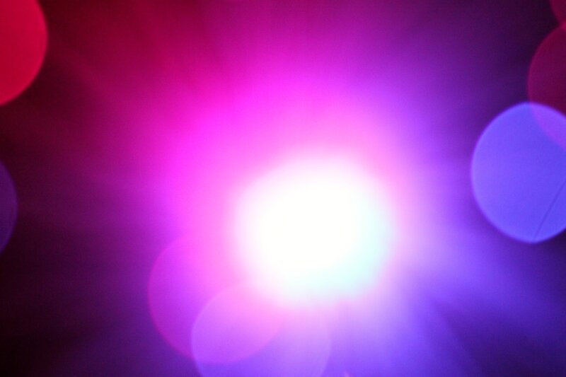 Blurred Lights in Darkness