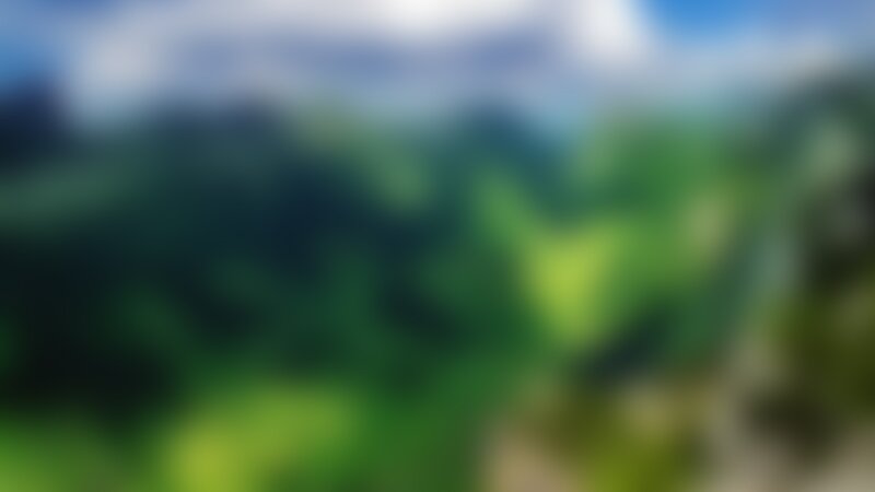 Blurry Green Landscape