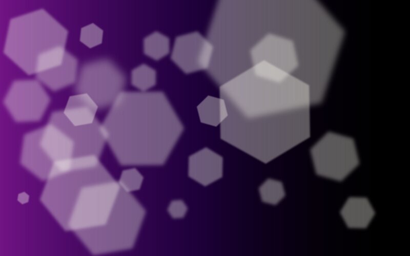 Blurry Hexagonal Shapes