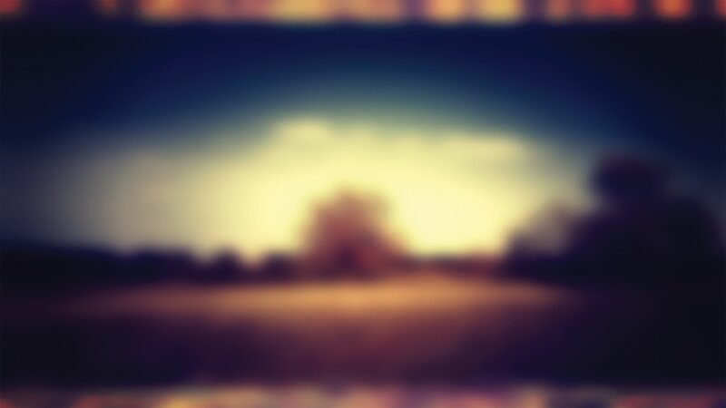 Blurry Landscape at Dusk