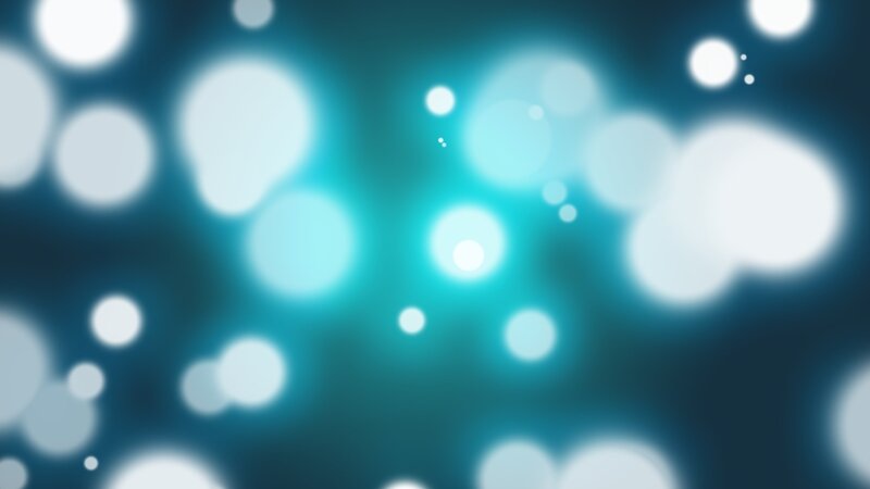 Blurry Light Circles — Blue, Calm