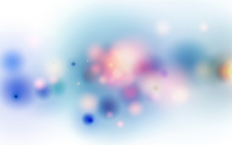 Blurry Light Particles — Blue