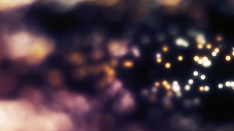 Blurry Lights at Night — Black, Dreamy