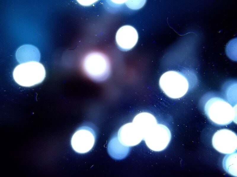 blurry lights in dark space