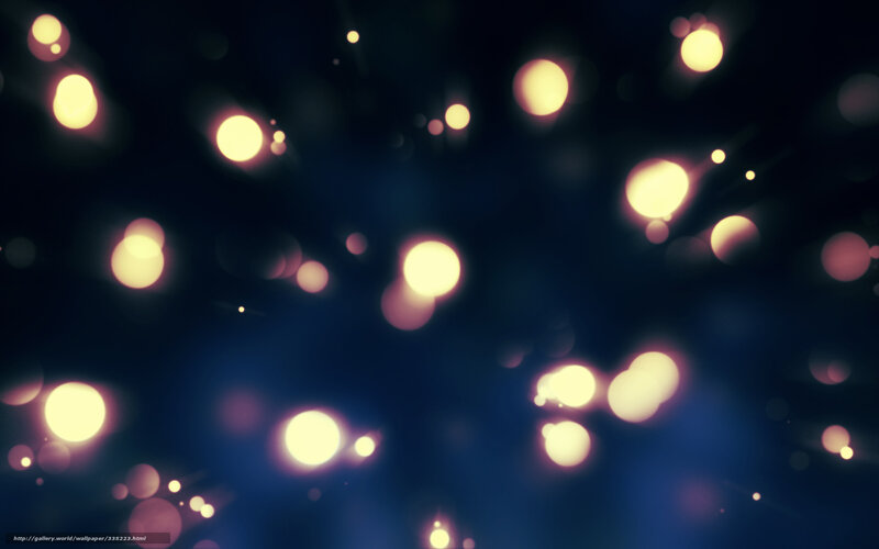 Blurry Lights in Dark Space — Yellow