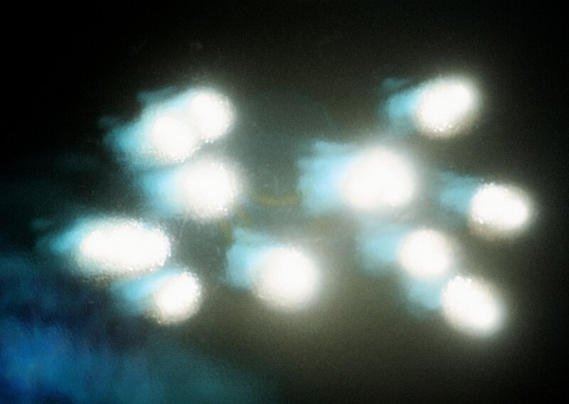 blurry lights in dark