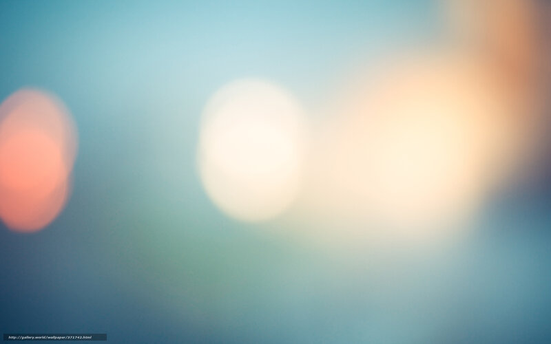 Blurry Lights on Blue Background