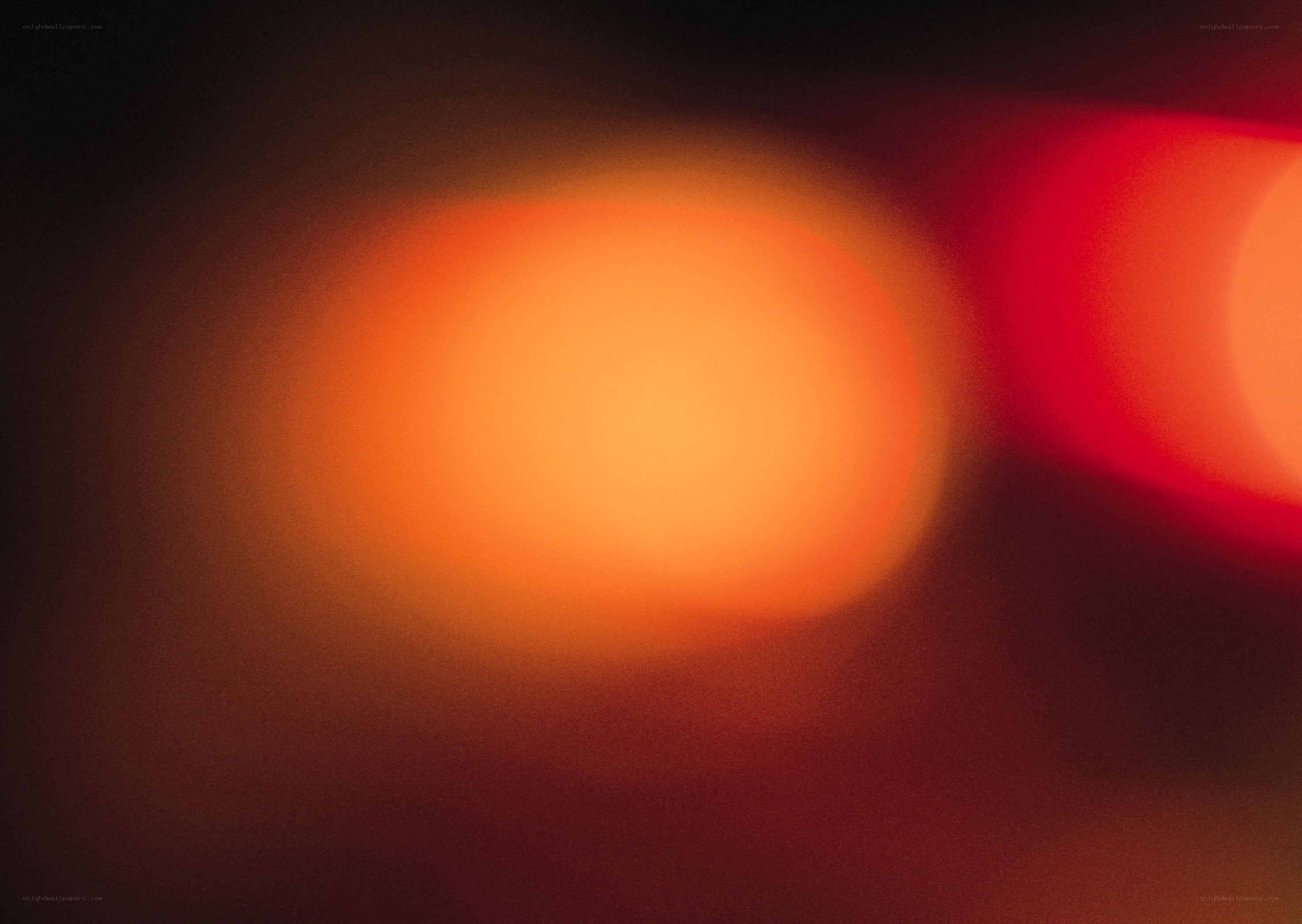 blurry orange and red lights