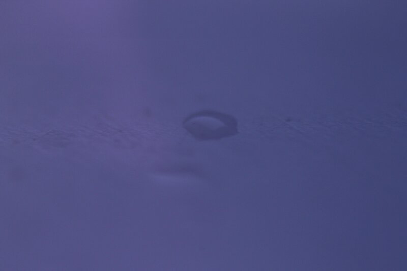 blurry purple surface with droplet