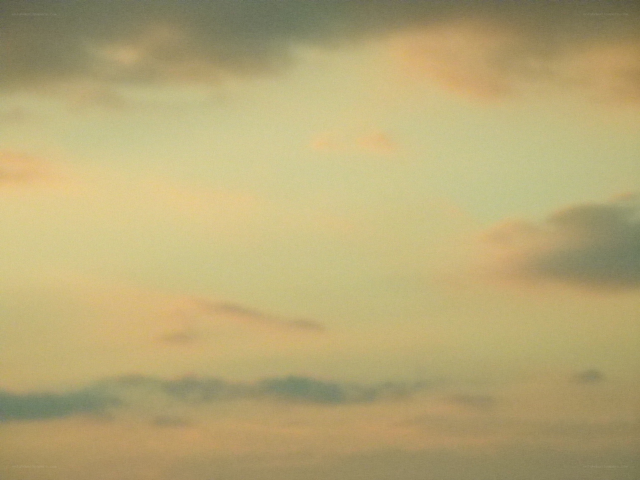 blurry sky with clouds