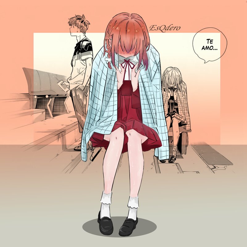 Blushing Girl Covering Face