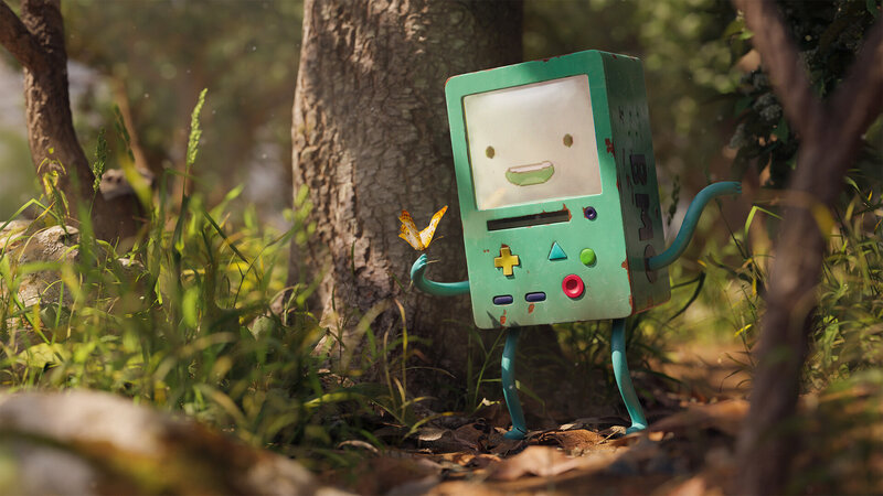 BMO Character in Forest