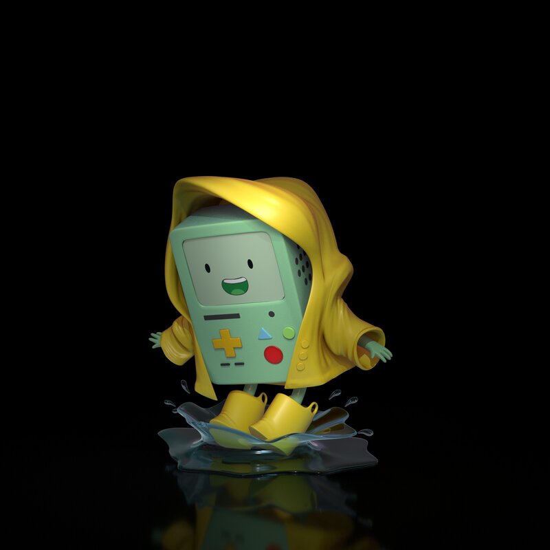 BMO in Raincoat