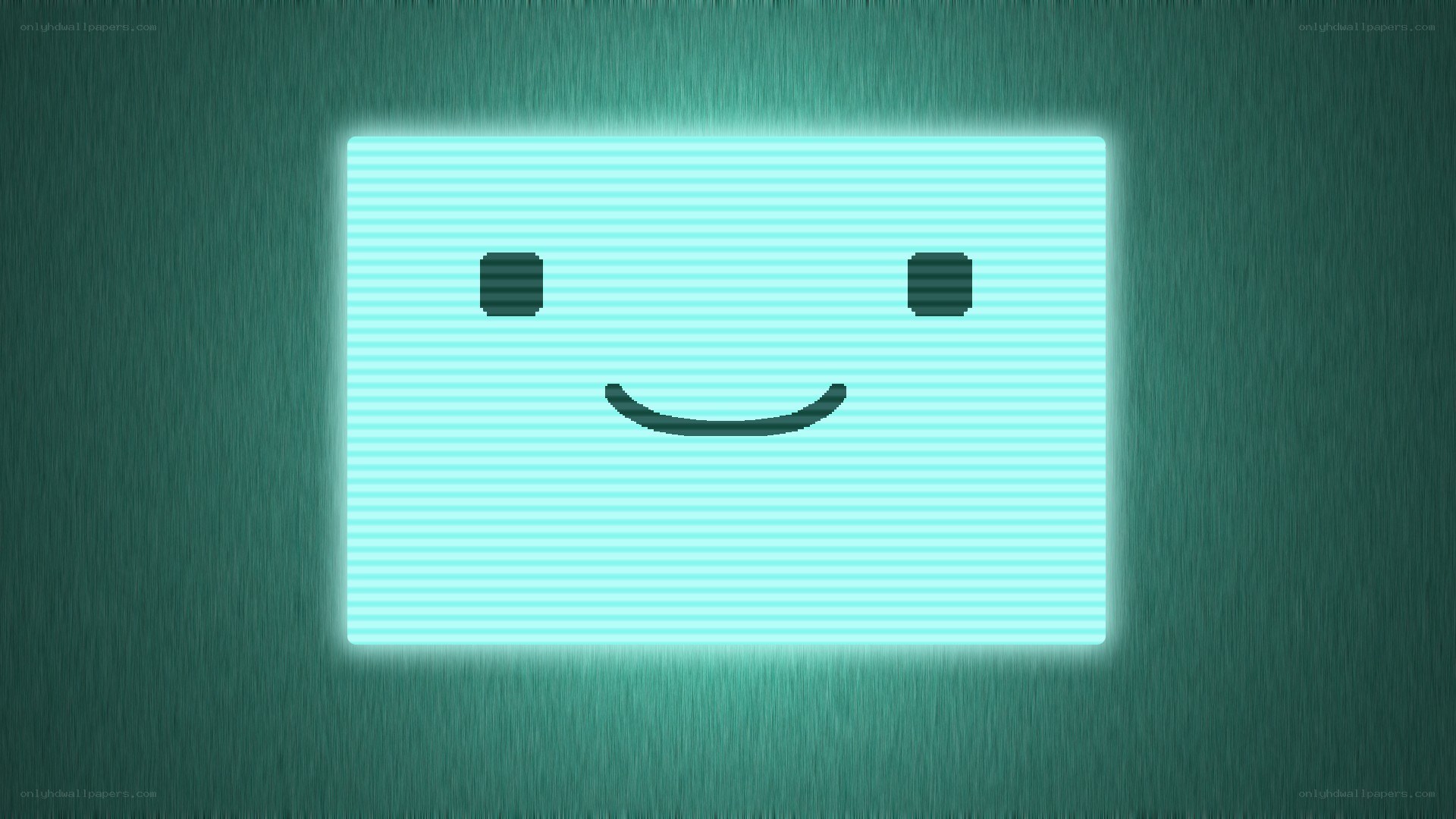 BMO smiling on screen