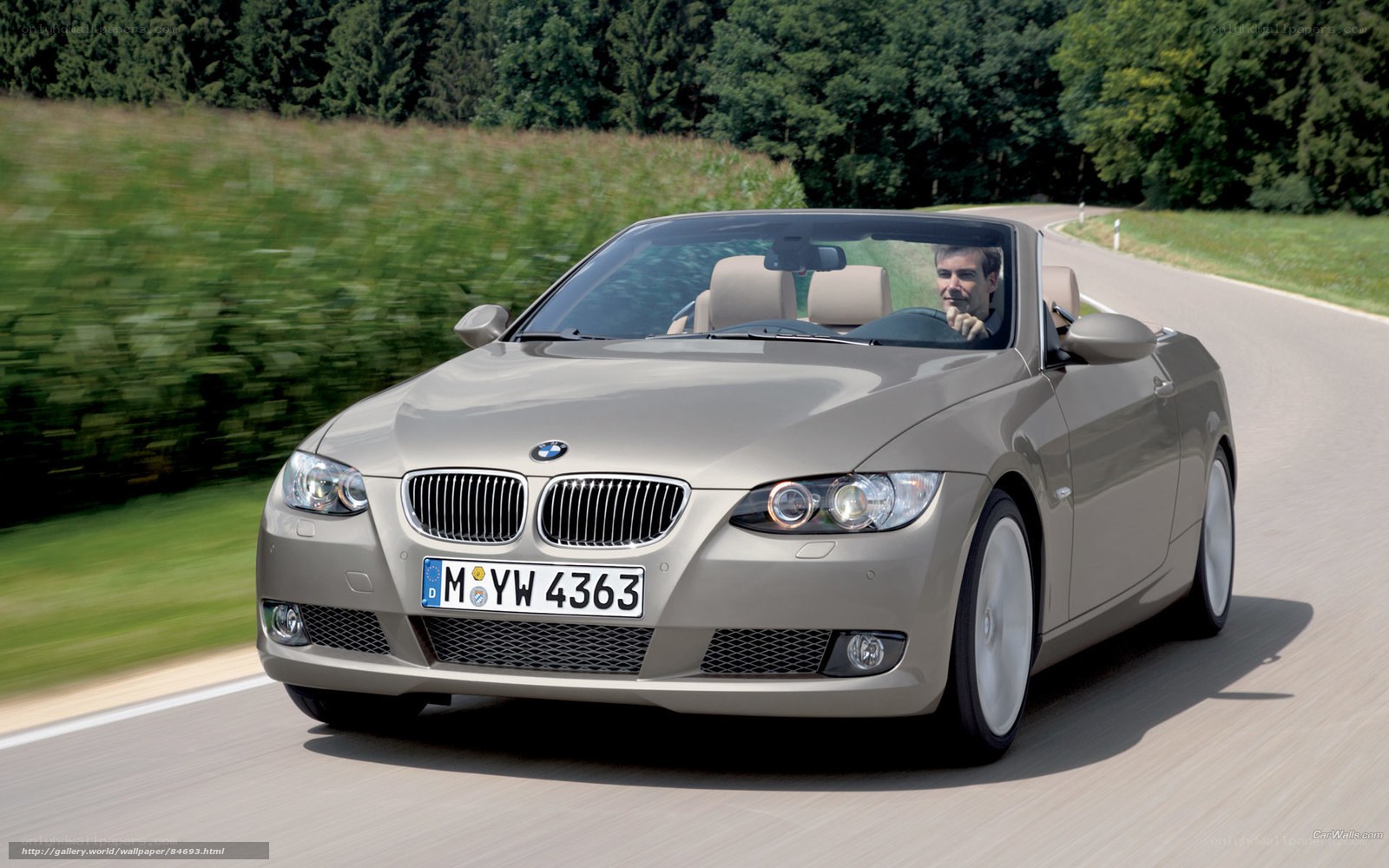 BMW 3 Series Convertible driving