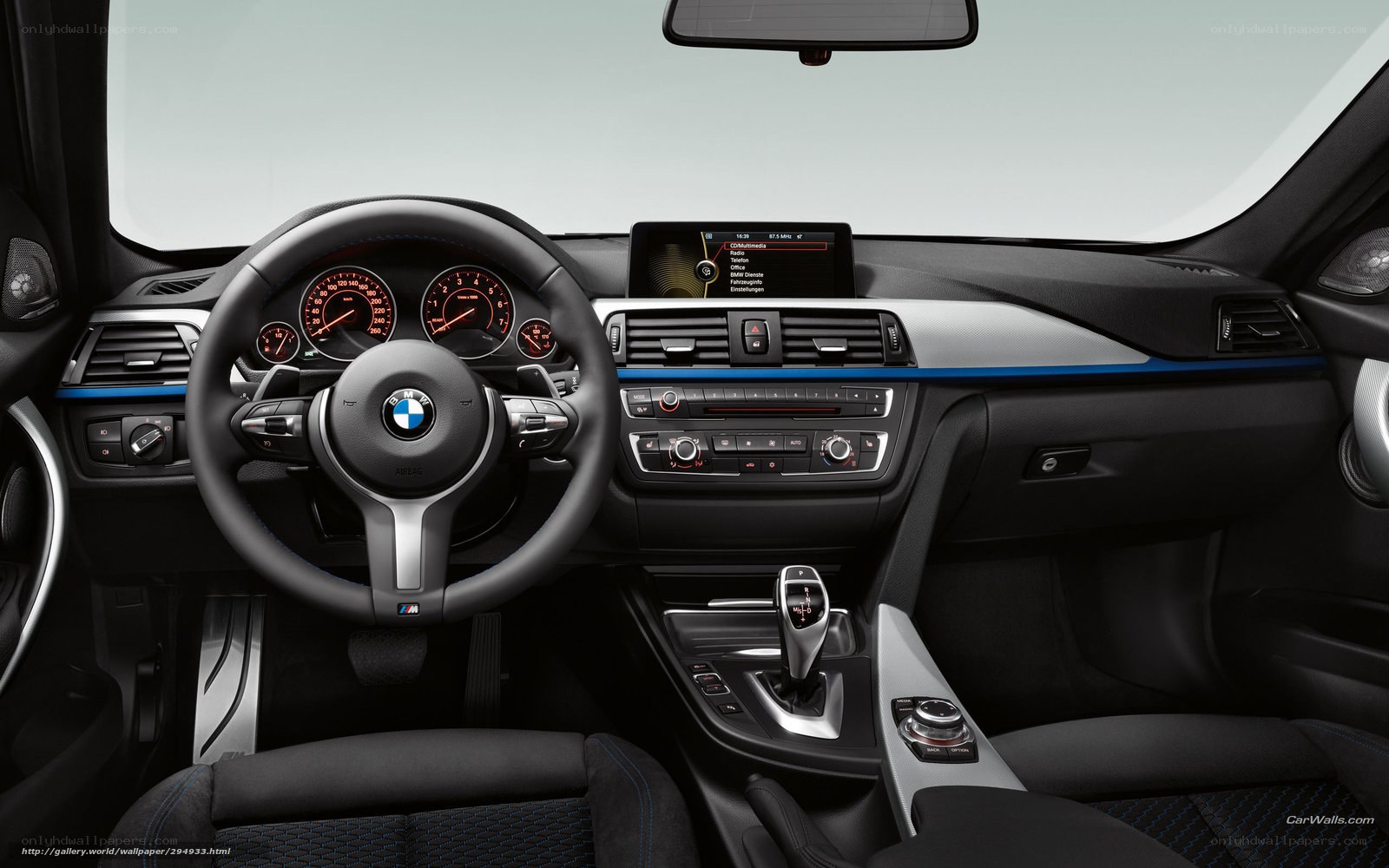 BMW 3 Series interior dashboard