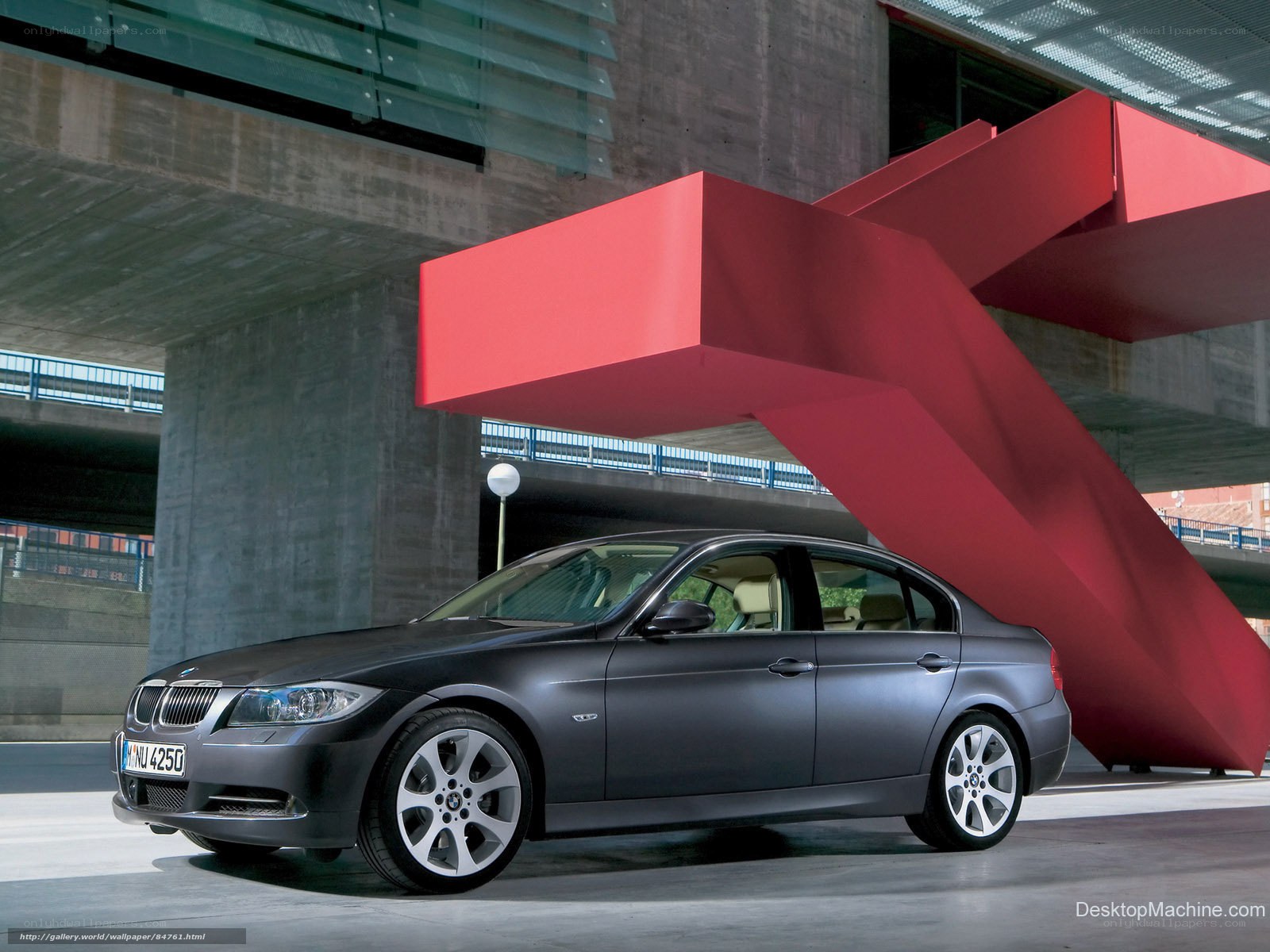BMW 3 Series sedan in urban setting