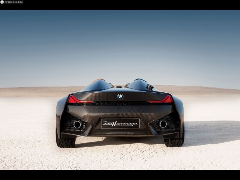 BMW 328 Hommage Car — Black, Serene, Afternoon, Photograph
