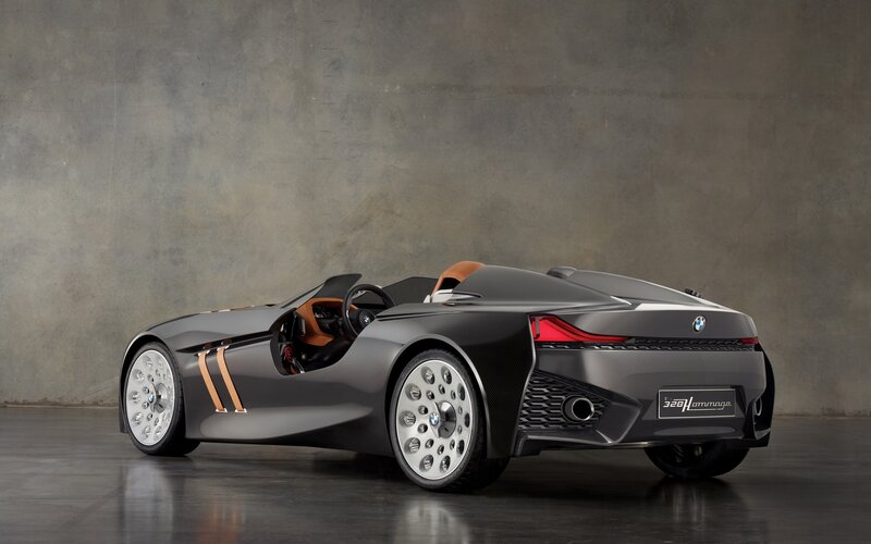 BMW 328 Hommage Car — Gray, Dramatic, Photograph