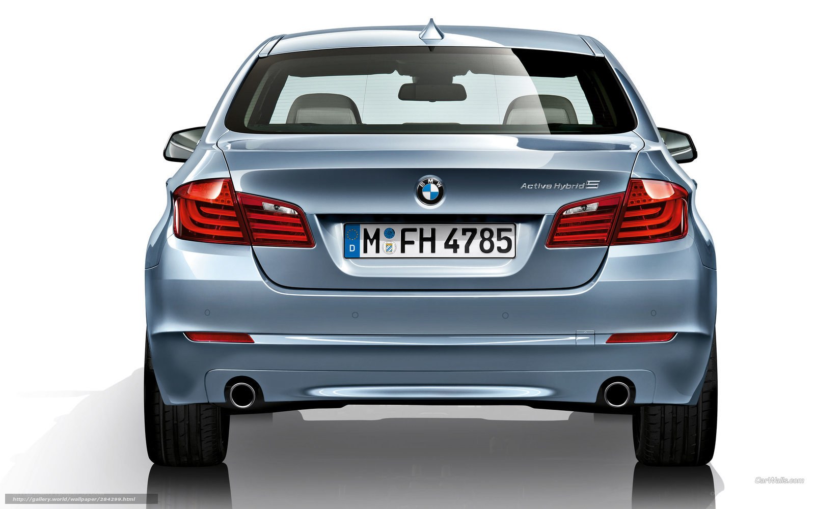 BMW 5 Series Active Hybrid rear view