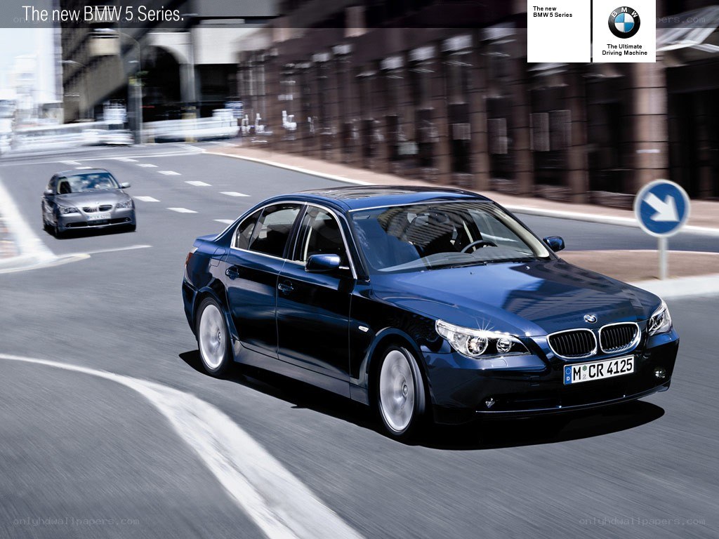BMW 5 Series in motion