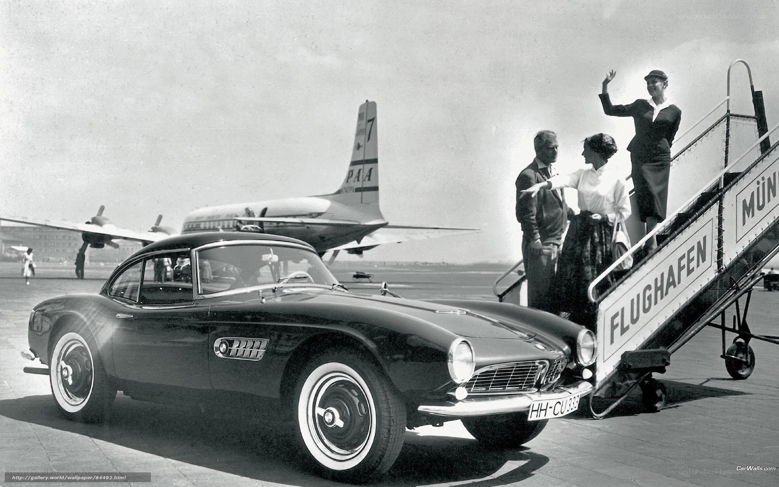 BMW 507 at airport