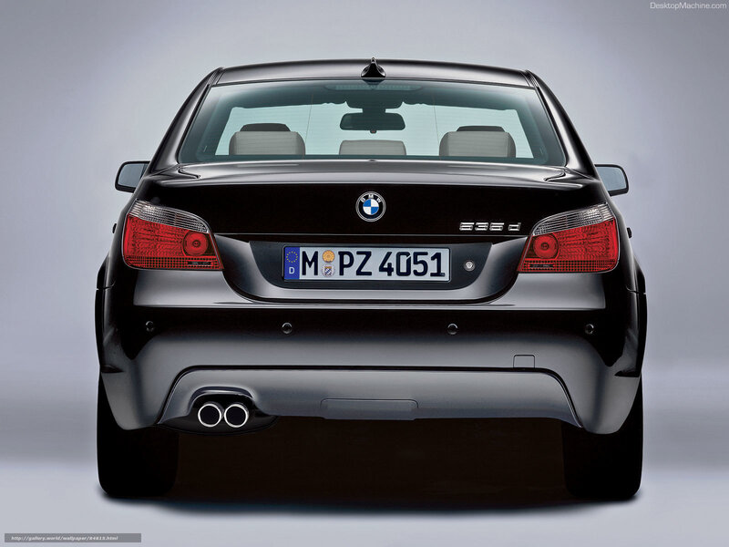 BMW 535d rear view