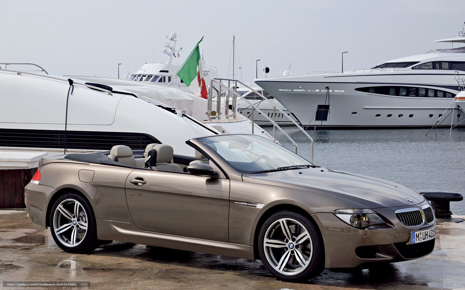 BMW 6 Series Convertible at Marina