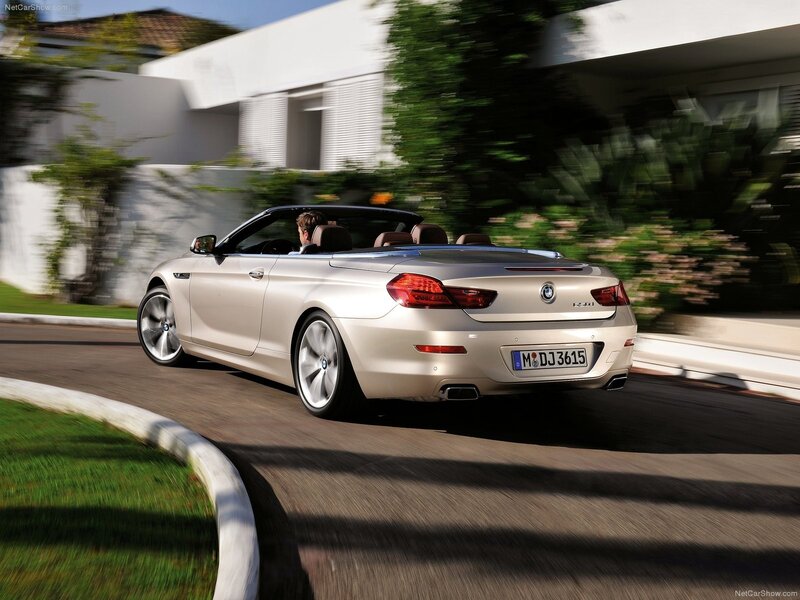 BMW 6-Series Convertible in motion