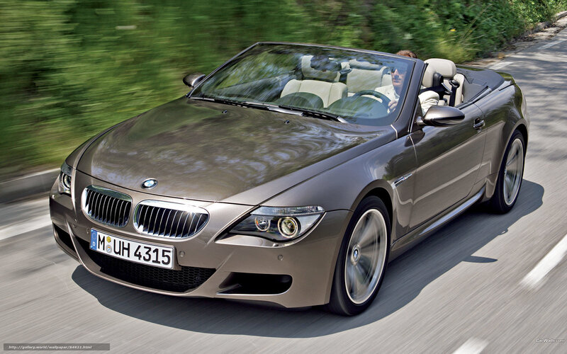 BMW 6 Series Convertible in motion