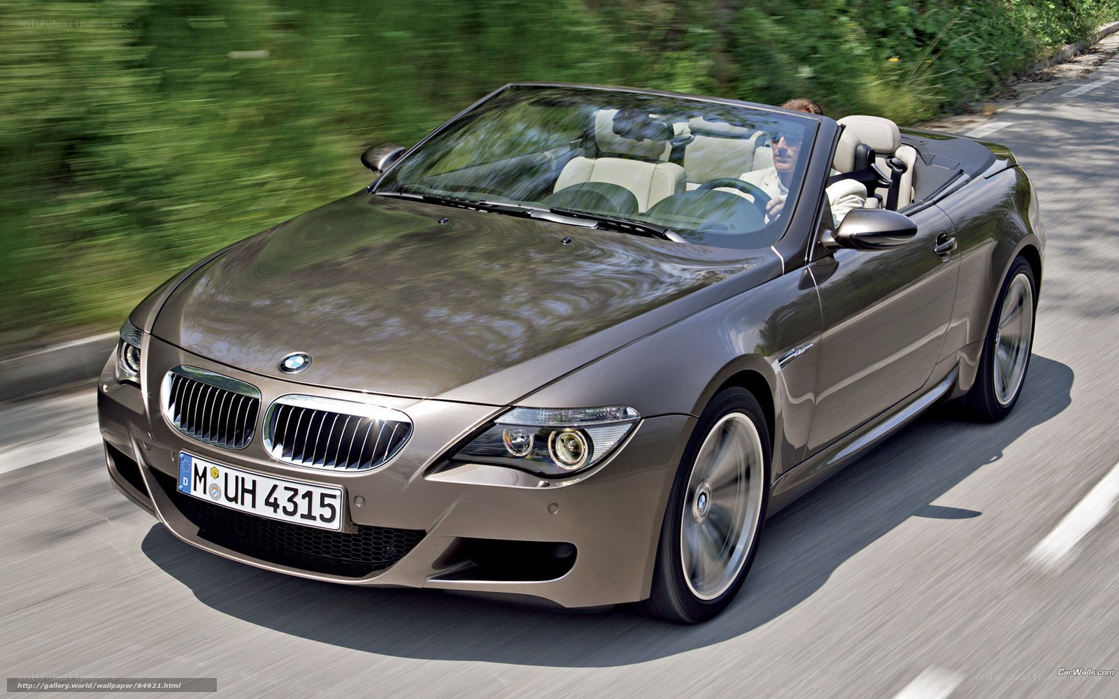 BMW 6 Series Convertible in motion