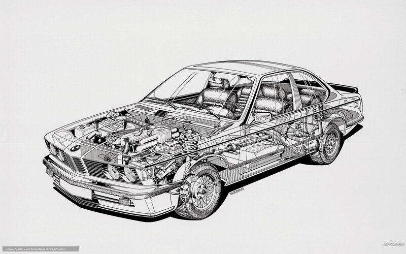 BMW 6 Series cutaway diagram