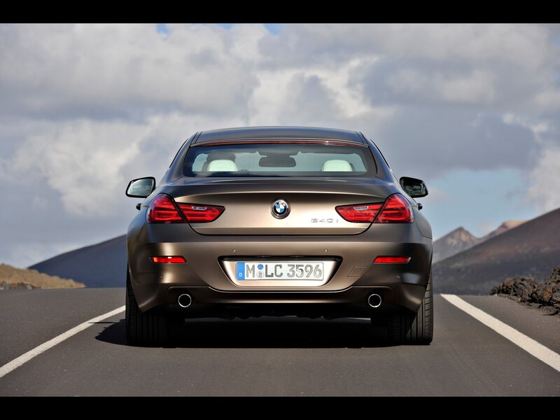 BMW 6-Series on a mountain road