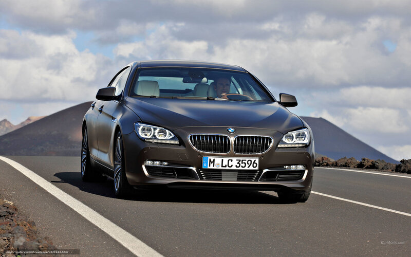 BMW 6 Series on a mountain road