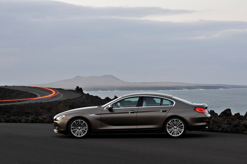 BMW 6 Series on coastal road